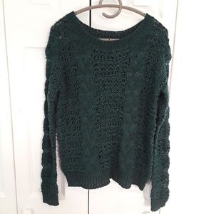 Anthro label Pins and Needles open crochet